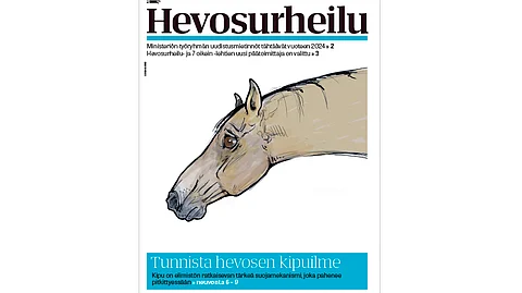 Poissaoleva katse? Opettele tunnistamaan hevosen kipuilme. Kannen piirros: Leena Alerini