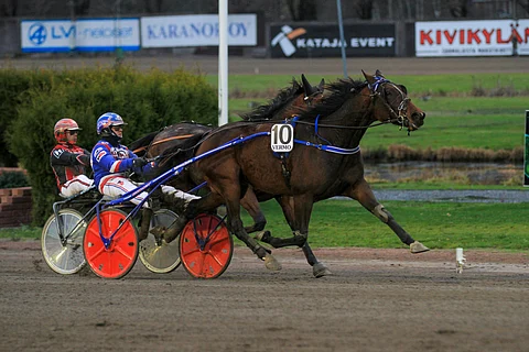 Nelivuotias Roseline Forbes juoksee voittoputkessa.