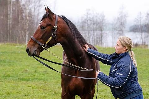 Riina Rekilä ja Tetrick Wania lokakuussa 2021.