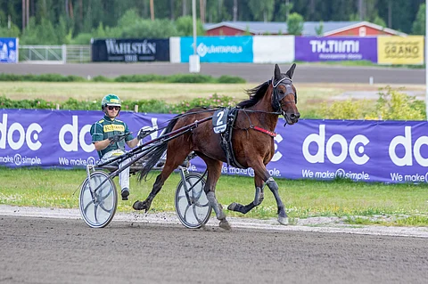 Gudmund Haugstadin talliin meni Suur-Hollola-viikonlopun avauspäivänä kaksi voittoa. Ensimmäisen niistä toi Hannu Torvisen ohjastama Liisa Sensation.