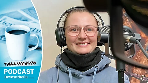 Emma Väre, 29, vierailee Tallikahvion uusimmassa jaksossa.