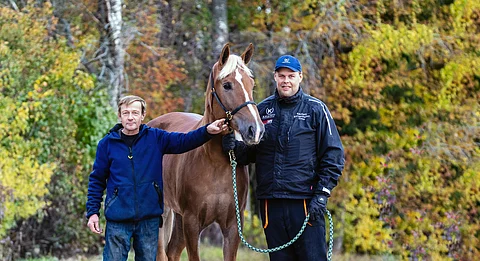 Sarikanin omistaja-kasvattaja Onni Sillanpää antaa valmentaja Timo Korvenheimolle aina vapaat kädet.