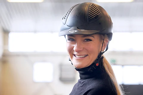 Stella Hagelstam korostaa urheilullisuutta.