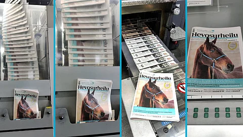 Hevosurheilu painettiin tänä tiistaina ensi kertaa Oulussa.