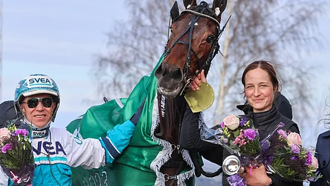 Ohjastaja Örjan Kihlström, Mister Hercules ja hevosen hoitaja Ninni Gardelin
