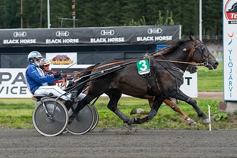 Hiekkamäen Otto kukisti maalisuoran voittokamppailussa sisäpuolella ravanneen Meno-Missin.
