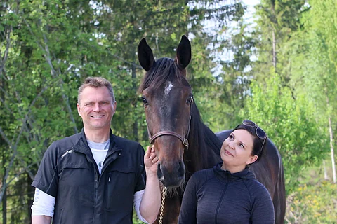 Pekka Pasinen, Gryffindor ja puoliso Sanna Pasanen.