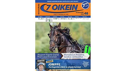 Viime viikon 7 oikein -lehteen on lisätty Vermon 4.12. ravien käsiohjelmasivut vihjeineen. Ne eivät poikkeuksellisen ilmoittamispäivän takia ehtineet painettuun lehteen.