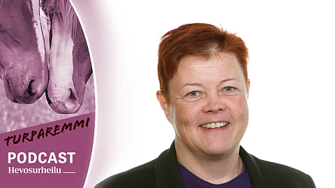 Anne-Maarit Hyttinen kertoo miksi ratsastajan on kuntoiltava.