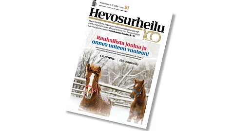 Jouluinen Hevosurheilu on ilmestynyt – mukana Kuukauden henkilö, 2-vuotiaana menestykseen nousseet hevoset ja pohjoisen ravikeidas Boden