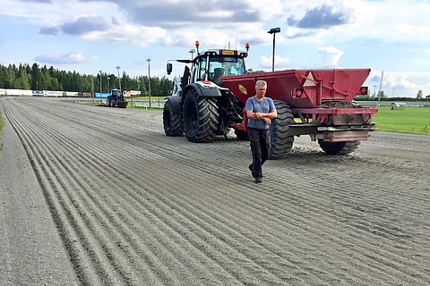 Ylivieskan ravirataa kunnostetaan kesällä 2024.