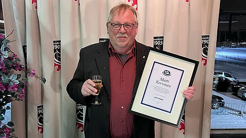 Matti Kervinen on maamme pitkäaikaisimpia kilpailusihteereitä.