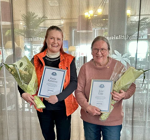 Katja Kannisto ja Liisi Uski.