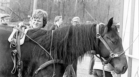 Uteliaita seuraajia riitti, kun Jan-Erik ”Janne” Nygård valjasti Express Pridea kilpailuun.