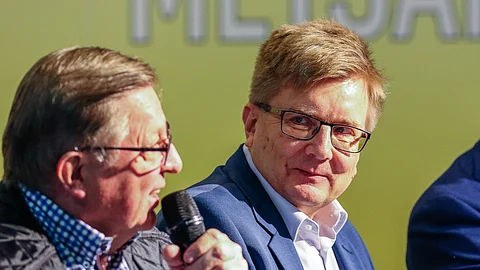 Kari-Markku Karjalainen (vas,) jaAntti Karhila