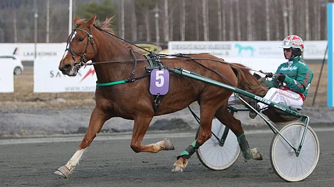 Joivi rattaillaan Hannu Torvinen