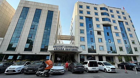 Tämä rakennus on ehtinyt viikon aikana tulla tutuksi!