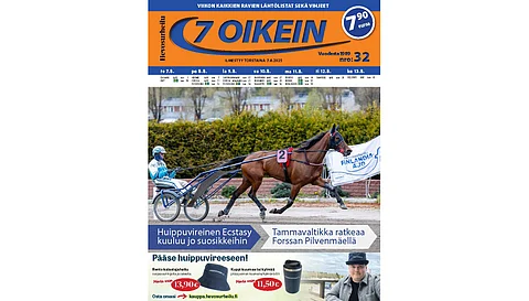 7 oikein -lehdessä julkaistaan kotimaan ravien käsiohjelmasivut vihjeineen ja tallikommentteineen torstaista keskiviikkoon ja Ruotsin pääpelin kohdelähtöjen käsiohjelmasivut torstaista maanantaihin, kun ilmoittaumispäivät ovat normaalit. Tiistain ja keskiviikon Ruotsin pääpelien käsiohjelmasivut A4-koossa ovat ladattavissa verkosta, linkki näköislehdessä.