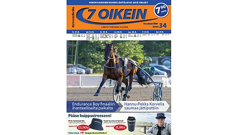 7 oikein -lehdessä julkaistaan kotimaan ravien käsiohjelmasivut vihjeineen ja tallikommentteineen torstaista keskiviikkoon ja Ruotsin pääpelin kohdelähtöjen käsiohjelmasivut torstaista maanantaihin, kun ilmoittaumispäivät ovat normaalit. Tiistain ja keskiviikon Ruotsin pääpelien käsiohjelmasivut A4-koossa ovat ladattavissa verkosta, linkki näköislehdessä.