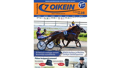 7 oikein -lehdessä julkaistaan kotimaan ravien käsiohjelmasivut vihjeineen ja tallikommentteineen torstaista keskiviikkoon ja Ruotsin pääpelin kohdelähtöjen käsiohjelmasivut torstaista maanantaihin, kun ilmoittaumispäivät ovat normaalit. Tiistain ja keskiviikon Ruotsin pääpelien käsiohjelmasivut A4-koossa ovat ladattavissa verkosta, linkki näköislehdessä.