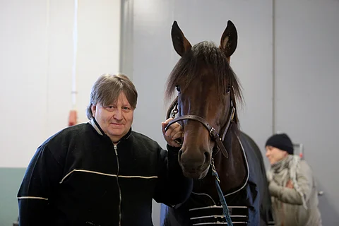 Reima Kuisla ja Your So Vain Tampereen Hevosklinikalla vuonna 2015.