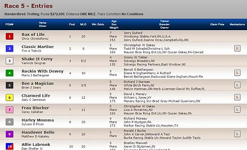 Bee A Magician ja Shake It Cerry kohtasivat Mohawkin 7/8 mailin mittaisella raviradalla lähdössä 5.