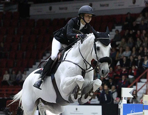 Anna-Julia Kontion toinen entinen huippuhevonen vaikuttaa tulevaisuudessa junioriratsuna.