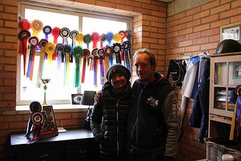 Satu Liukkonen ja Sebastian Numminen viimeistelevät Horse Show´hun Odensessa.