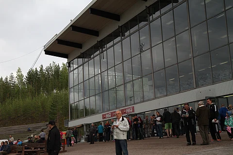 Kriterium-karsinnat houkuttelivat Teivoon väkeä. Kuva: Riikka Aaltonen