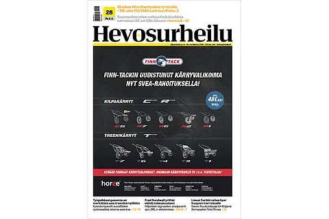 Kova perjantaipaketti: kärryteema ja nelivuotiaat suomenhevoset