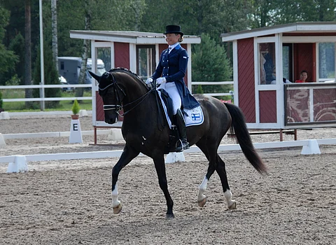 Mikaela Fabricius-Bjerre ja Skovlund's Gamin.