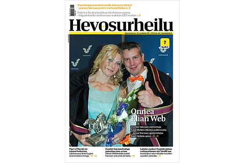 Elian Web palkittiin Vuoden hevosena. Keskiviikon Hevosurheilussa Ravigaala pähkinänkuoressa.