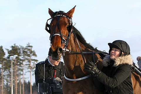 Heli Taipaleen Victory Zet juoksee lauantaina kotiratansa jackpot-kierroksella. Kuva: Satu Pitkänen.