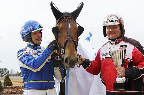 Esa Holopainen voitti Pauli Raivion valmentamalla Ellin Sisulla myös 2017 Satakunta Seniorissa. Arkistokuva: Jarno Unkuri.