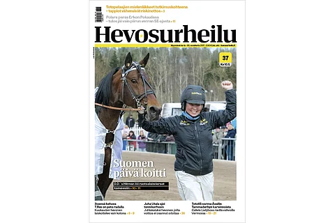 Petri Puron kakkosvalmentajan, D.D.'s Hitmanin hoitajan Laura Myllymaan kelpasi tuulettaa sunnuntaina.