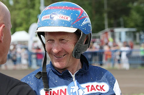 Pekka Korpi ajoi voiton ja kakkosen Rommessa. Kuva: Jarno Unkuri