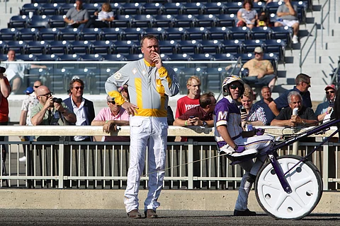 Ron Burke on päätä pidempi muita amerikkalaisia menestysvalmentajia. (Kuva: HU arkisto/Totofoto)