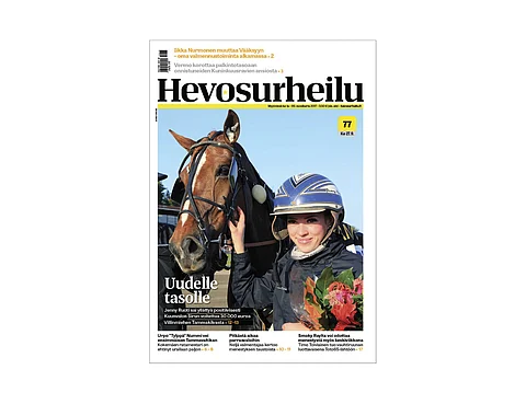 Villinmiehen Tammakilpailun voittaja Kuunvalon Siru ja Jenny Ruoti.