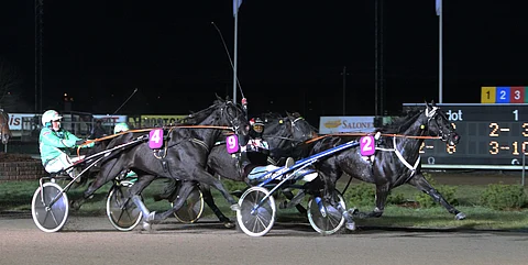 Mika Forssin kuskaama Hotshot Luca jyräsi Kasvattajakruunun voittoon johtavan rinnalta.