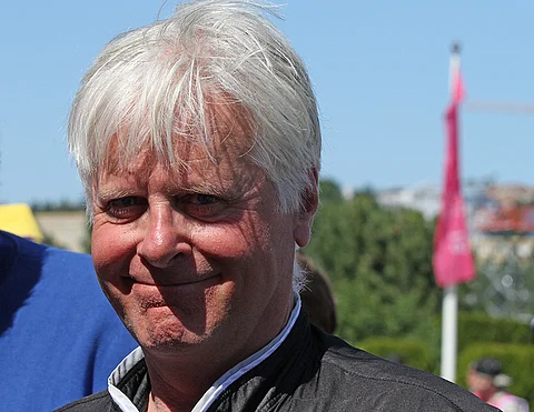 Jerry Riordanin viikonloppu alkoi Vamp Kronoksen voitolla. Twister Bi starttaa huomenna Jarlsbergsissa. Kuva: Jarno Unkuri