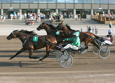 Bret Boko piti Antti Ojanperän tallin kaksikon takanaan Isokengässä.