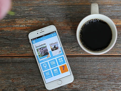 Mobiiliappi ja digilehti palvelevat lukijoita myös Postin lakon aikana. Kuva: Hanna Laakso