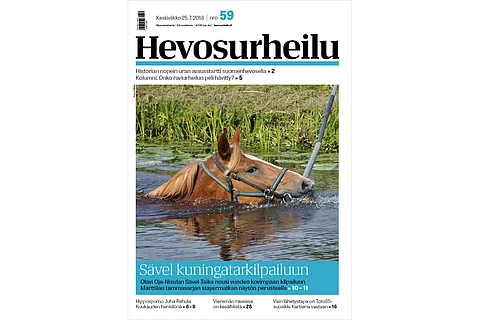 Sävel-Taika uimassa. Kannen kuva: Tuula Torppa.