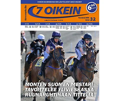 Tämän viikon 7 oikein -lehti jaetaan osassa maata tilaajille vasta keskiviikkona.