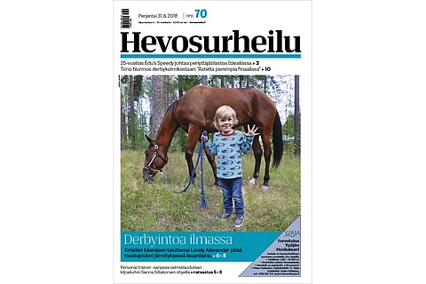 Derbyintoa ilmassa. Kristian Käsnänen ja Lovely Alexander. Kannen kuva: Hanna Laakso