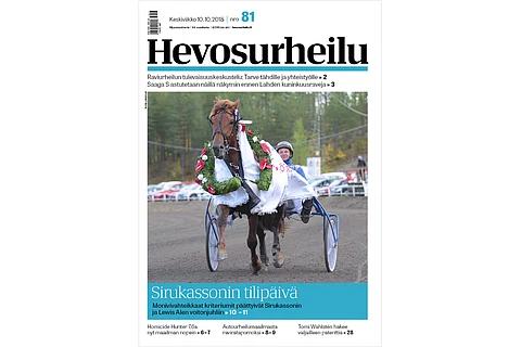 Suomenhevosten kriteriumin voittaja Sirukasson. Kuva: Roosa Lindholm.