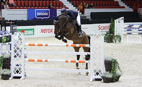 Backlund näytti kyntensä tällä kertaa Zorro H:n selässä.