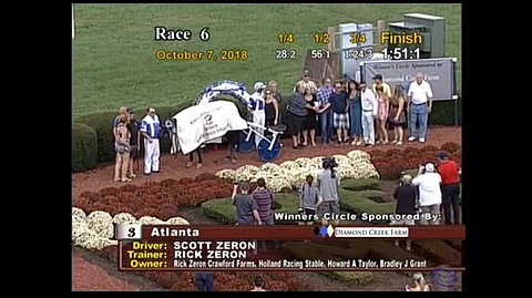 Atlanta Kentucky Filly Futurityn palkintoseremonioissa lokakuun alussa 2018. (Kuva: HU arkisto)