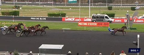 Bel Avis juoksi ylivoimaiseen voittoon. Kuva: Equidia Live