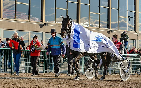 Antero Tupamäen oma kasvatti kuittasi 70 000 euron voittorahat.